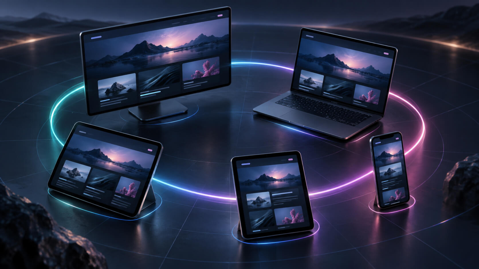 Responsive Website แสดงผลบนคอมพิวเตอร์ แท็บเล็ต และโทรศัพท์มือถือ